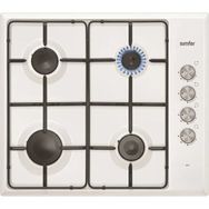 Simfer 3010-NG Beyaz Set Üstü Entegre Izgara Ocak