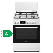 Simfer T1223 A Sınıfı 60 lt Turbo Ocaklı Fırın Beyaz