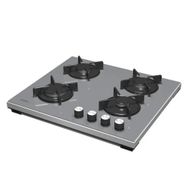 Simfer T3049N Gri 4G Set Üstü Emaye Izgara Cam Ocak