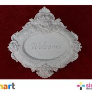 Simo Silikon Kapı Süsü Welcome Sabun ve Kokulu Taş Kalıbı