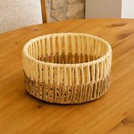 Simple Living Palm Breeze 20x10 cm Bej Kahvarengi Dekoratif Sepet