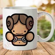 Simpler Princess Leia Organa Star Wars Baskılı Kupa