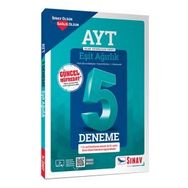 Sınav Yayınları AYT Eşit Ağırlık Çözümlü 5 Deneme