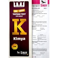 Sınav Yayınları TYT Kimya Çek Kopart Yaprak Test