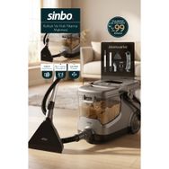 Sinbo SCC-7609 Gri Koltuk, Halı Yıkama ve Leke Çıkartma Makinesi 18KPA