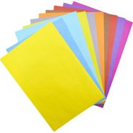 Single Color 24x34 cm 10 Renk Fon Kartonu
