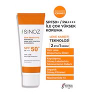 Sinoz 50 ml Koyu Leke Karşıtı SPF 50+ Yüz Güneş Kremi
