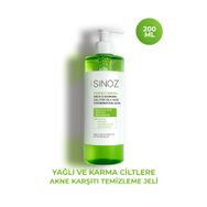 Sinoz Perfect Sebum Dengeleyici 200 ml Yağlı Karma Ciltler İçin Yüz Temizleme Jeli