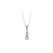 Sirius 0710P0016 F Renk 0,47 Karat Pırlanta Tria Kolye