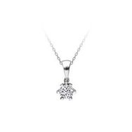 Sirius 0723P0036 F Renk 0,50 Karat Pırlanta Tektaş Kolye