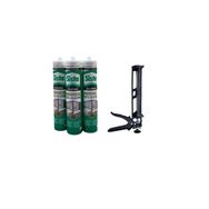 Sista Şeffaf 3x280 ml Silikon ve Plastik Silikon Tabancası