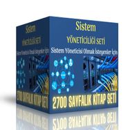 Sistem Yöneticiliği Eğitim Seti 2700 Sayfalık Kitap Seti Enine Boyuna Eğitim