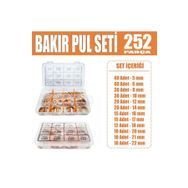 Site Hırdavat 252 Parça Bakır Pul Seti