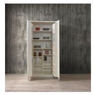 Sivas Gözde Mobilya Çok Amaçlı 2 Kapaklı 86x52x180 cm Mutfak Erzak Kiler Dolabı
