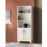 Sivas Gözde Mobilya Nehir 70x32x185 Dolaplı 5 Raflı Kitaplık