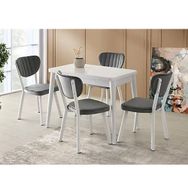 Sivas Gözde Mobilya Rüya 60x100 cm Elma Mutfak Masa Sandalye Takımı