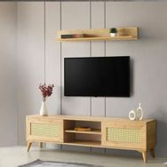 Sivas Gözde Mobilya Safir 180 cm Raflı Dolaplı TV Ünitesi