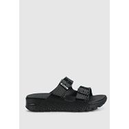 Skechers 111378 BBK Arch Fit Footsteps Kadın Siyah Günlük Stil Terlik