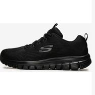Skechers 12615-BBK Graceful Get Connected Siyah Kadın Spor Ayakkabı