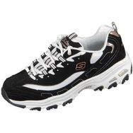Skechers 13154 BKRG Siyah D'Lites-Devoted Fan Kadın Spor Ayakkabı