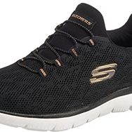 Skechers 149037 BKRG Summits - Leopard Spot Siyah Kadın Spor Ayakkabı