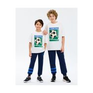 SKECHERS B Graphic Tee Oversize T-Shirt Büyük Erkek Çocuk Beyaz SK2610079-3855