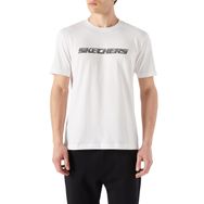 Skechers M Graphic Tee Big Logo T-Shirt Erkek Off White Tshirt