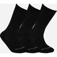 Skechers S192135-001 Padded Crew Cut 3'lü Siyah Çorap