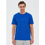 Skechers S241007-403 Mavi Erkek T-shirt