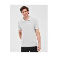Skechers S241165-035 Gri Polo Yaka Erkek T-shirt