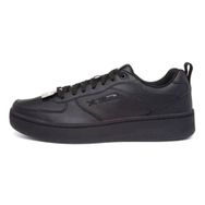 Skechers Sport Court 92 Siyah Deri Erkek Çocuk Spor Ayakkabı