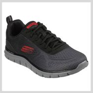 Skechers Track-Ripkent 232399 BKCC Erkek Siyah Spor Ayakkabı