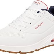 Skechers Uno Stand On Air White Durabuck Navy Red Trim Erkek Spor Ayakkabı
