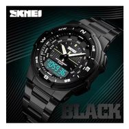 Skmei Erkek Gümüş Renk Analog Dijital Trend Kol Saati