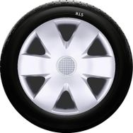 Skoda SKS-SJS 308 15 İnç 4 Adet Kırılmaz Jant Kapağı