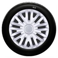 Skoda SKS-SJS 313 15 İnç 4 Adet Kırılmaz Jant Kapağı