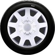 Skoda SKS-SJS 314 15 İnç 4 Adet Kırılmaz Jant Kapağı