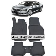 Skoda Super B 2015 Siyah Havuzlu Paspas