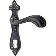 Skygo 228x48 mm Oksit Antika Tarz Dekoratif Pirinç Mevlana Yale Kapı Kolu