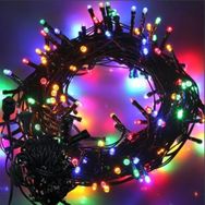 Skygo RGB 8 Fonksiyon 100 Led Fişli Uzatma Kablolu Siyah Kablo 10 m Boncuk Lamba