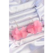 Skygo TJ-BKP9263 Pirinç Pembe Renkli Flora Küpe
