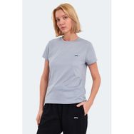 Slazenger Racing Açık Gri Kadın T-shirt
