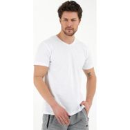 Slazenger Sargon KTN Beyaz Erkek Kısa Kol T-Shirt