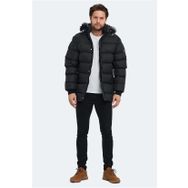 Slazenger ST21JE011-500 Harshall Siyah Erkek Mont