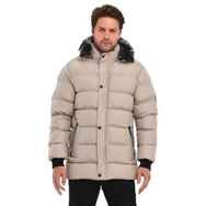 Slazenger ST23JE027-280 Heck Taş Gri Erkek Mont