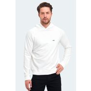 Slazenger ST23WE185-001 Kicker Kırık Beyaz Erkek Sweatshirt