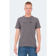 Slazenger Volker Koyu Gri Erkek T-shirt