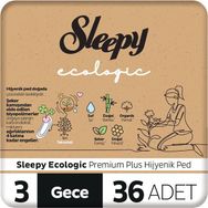 Sleepy 1 Ecologic Premium Plus 362'lı Gece Hijyenik Ped