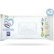 Sleepy 3x60 180 Yaprak Islak Havlu Mendil
