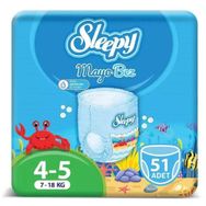 Sleepy 4-5 Numara 51 Adet Mayo Bebek Bezi